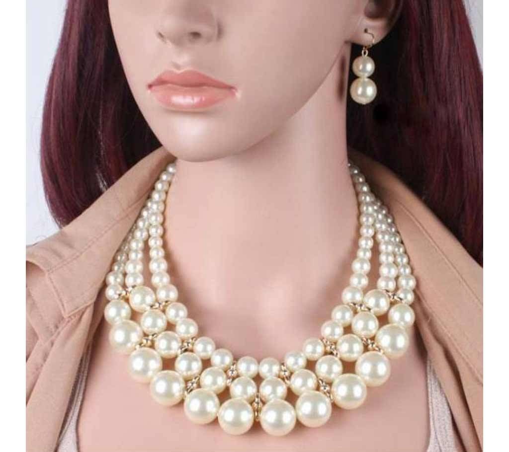 Perl necklace set