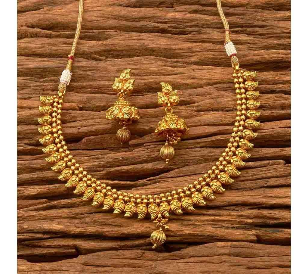  ANTIQUE DELICATE NECKLACES WITH GOLD PLATING 17765 (by Pink Point - KJ17765)