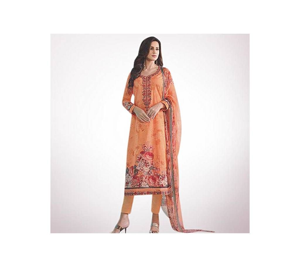 Semi-stitched Cotton Salwar Kameez (Copy)
