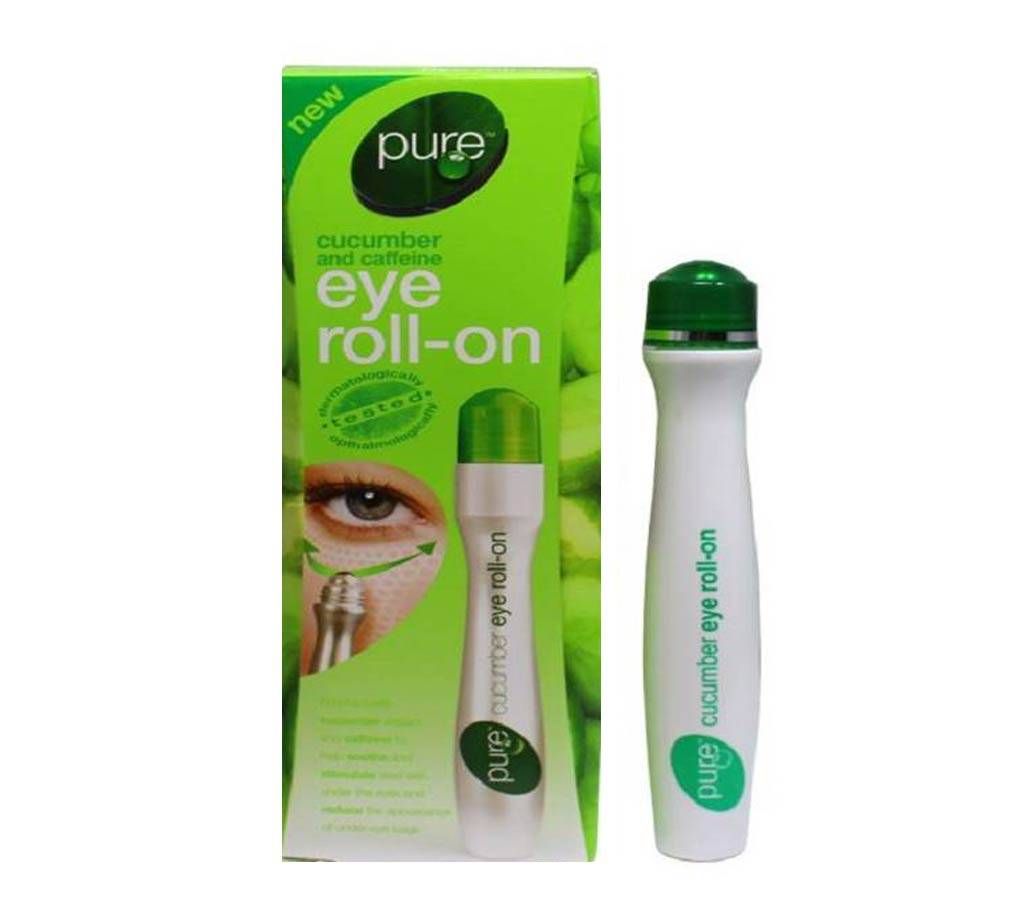 Pure cucumber and caffeine Eye Roll-On 15ml UK