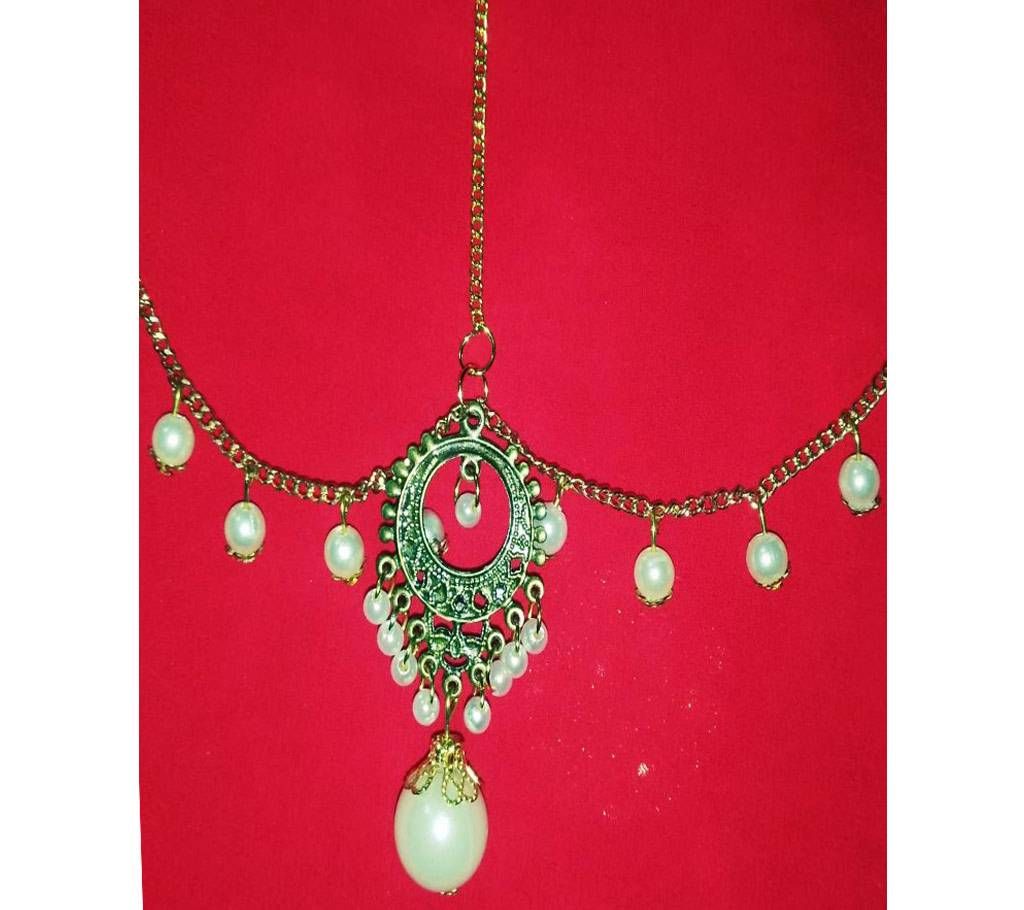 antique pearl work tyara 