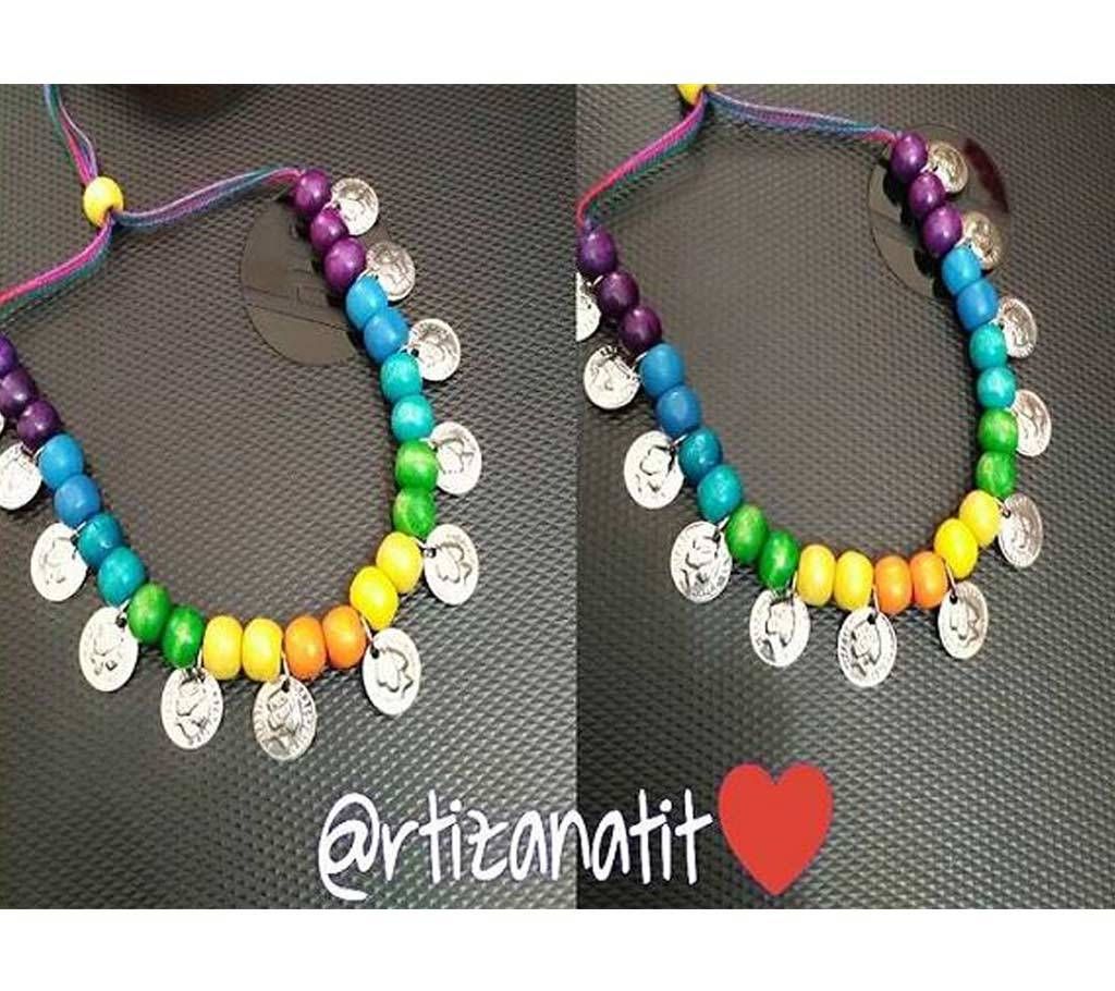 Chokhar-2 Beads Setting Necklace - 1pc