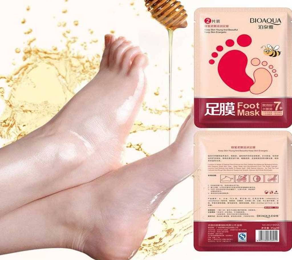 BIOAQUA Foot Masks For Pedicure Socks Peeling - 1 Pair, China, 35 gm