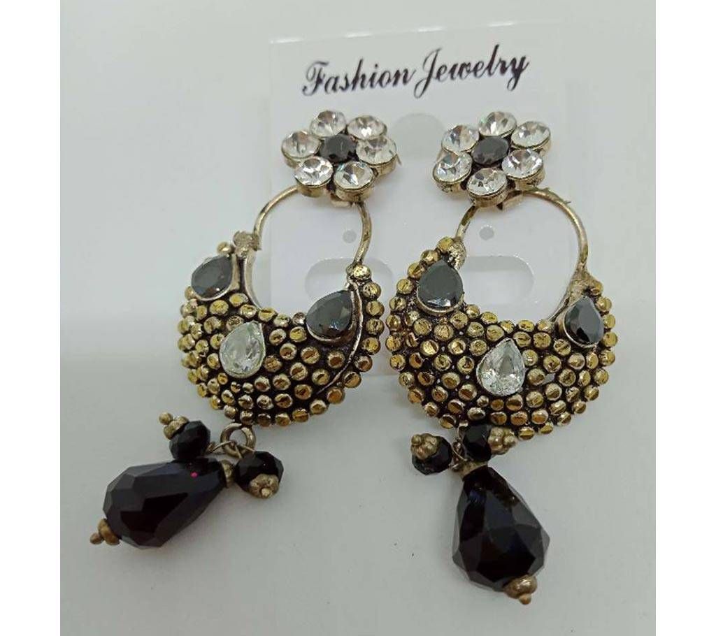 Antique Stone Setting Earrings 