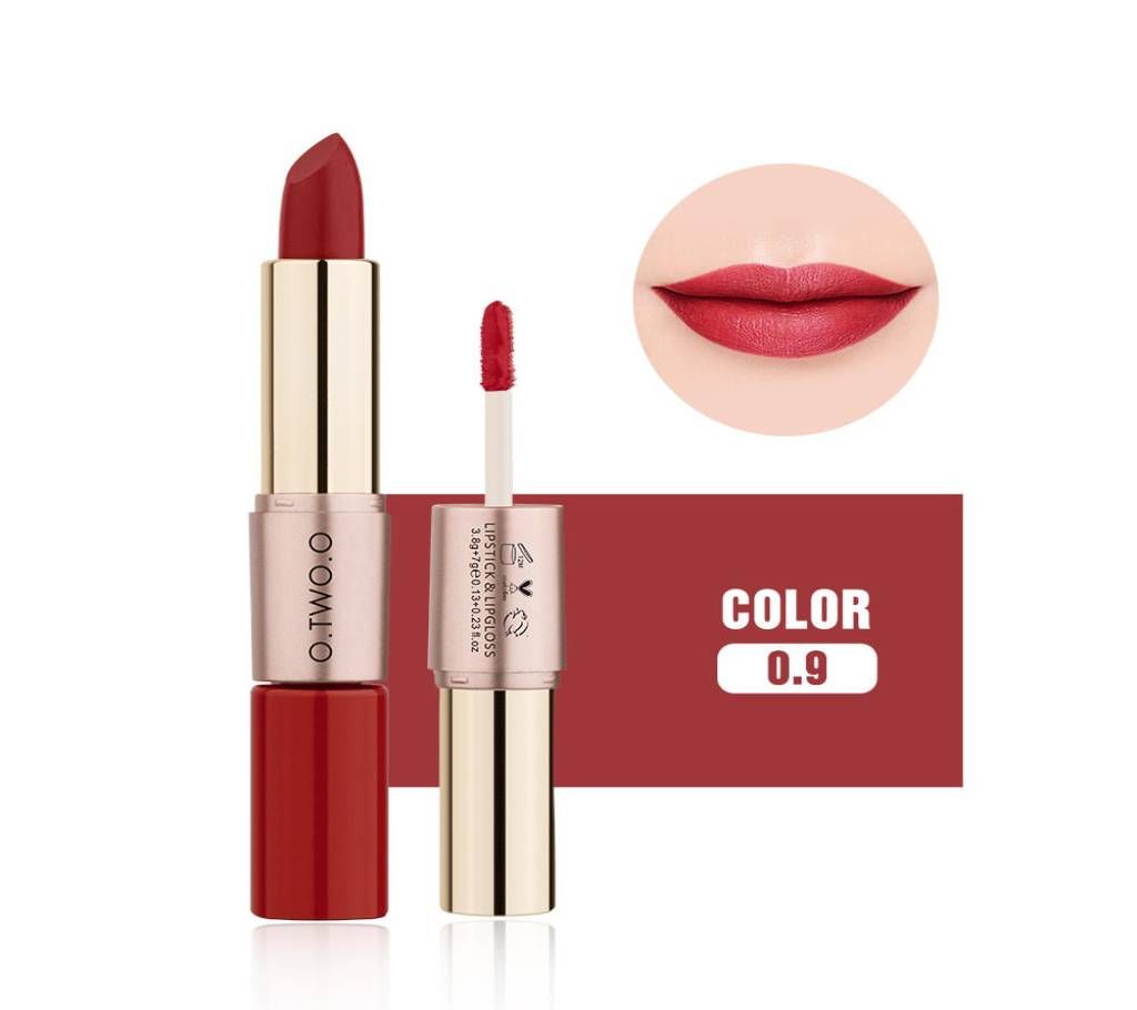 O.TWO.O 2 in 1 Matte Lipstick - Shade 09 China