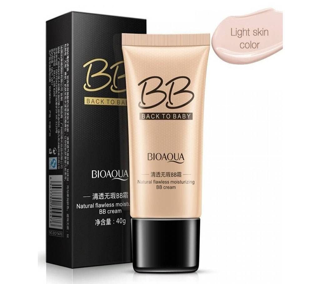 BIOAQUA Natural Flawless BB Cream Whitening Moisturizing Concealer Nude Foundation Makeup 40g China