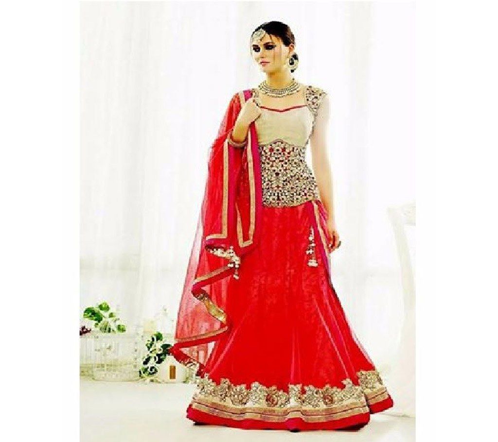 Indian Semistitched Replica Georgette Lehenga