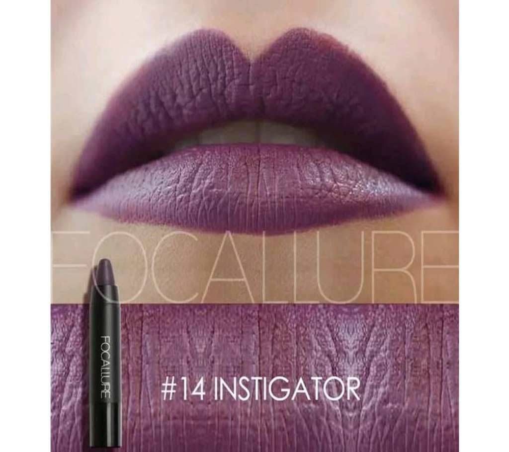 FOCALLURE Matte Lipstick Waterproof Long-lasting Profesional Lipstick Nude Lips - Instigator Color - China