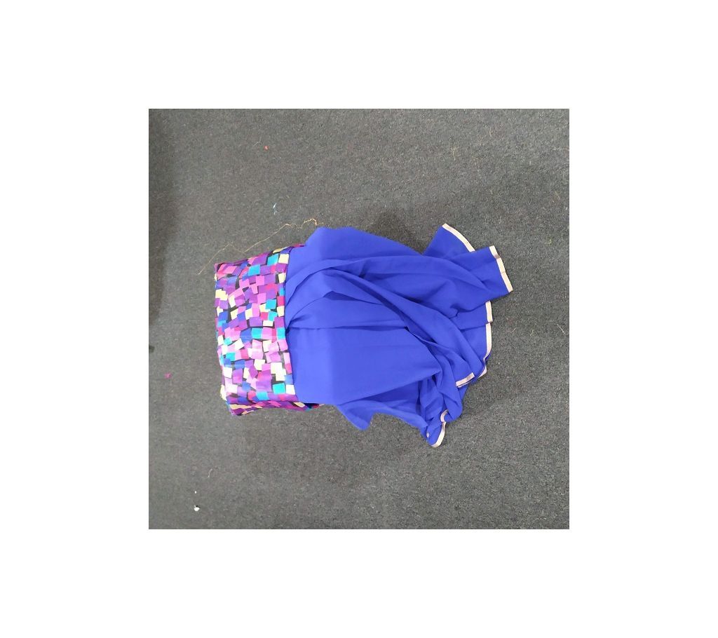 Classic Georgette Sarees Vol-1 Blue Color