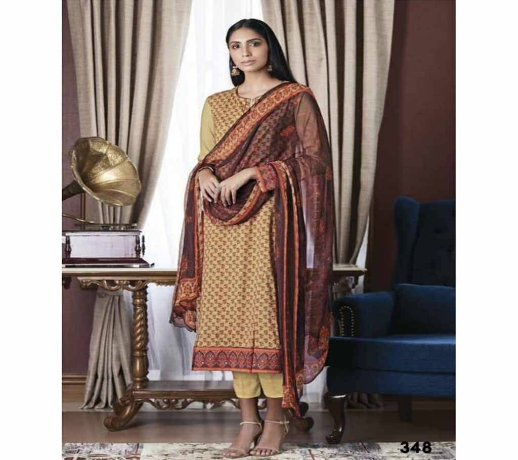Itrana Alvina - 348 Unstitched Cotton Suit