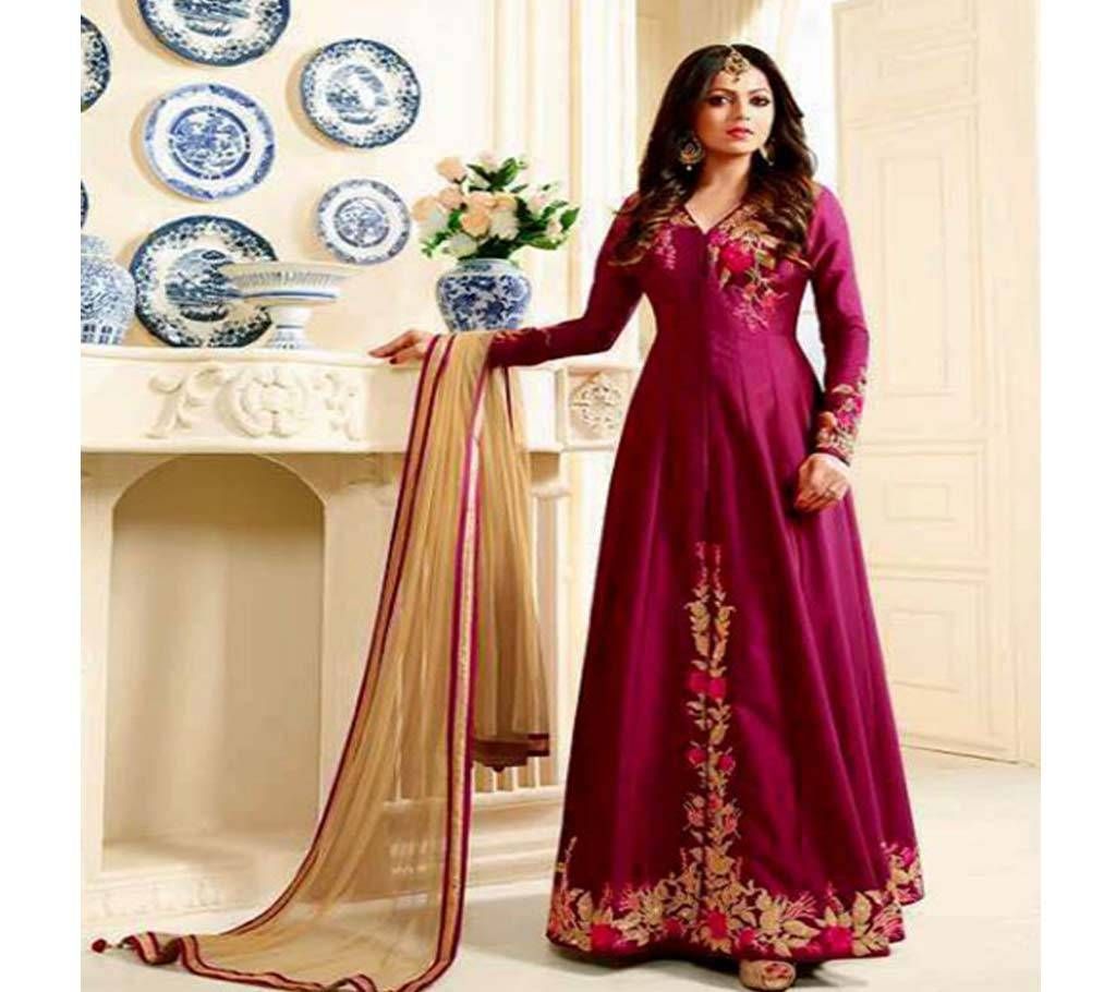 Georgette stylish Gown Suit Dress for Women