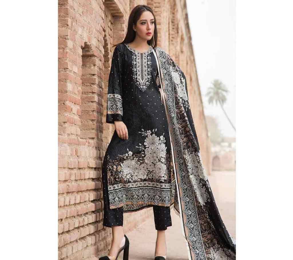 Star Digital Printed Lawn Unstitched Three Piece - Copy