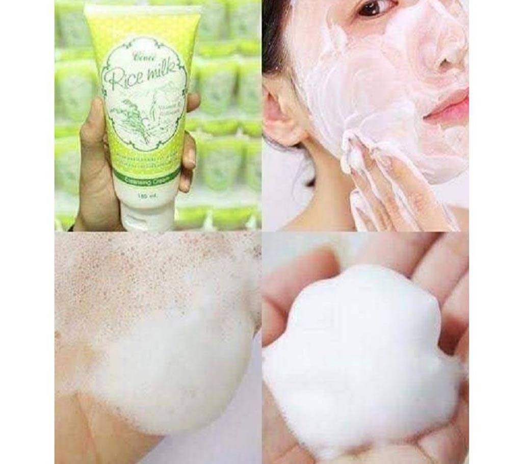 Rice Milk Cleansing Cream (Face Wash)-180ml-Thailand