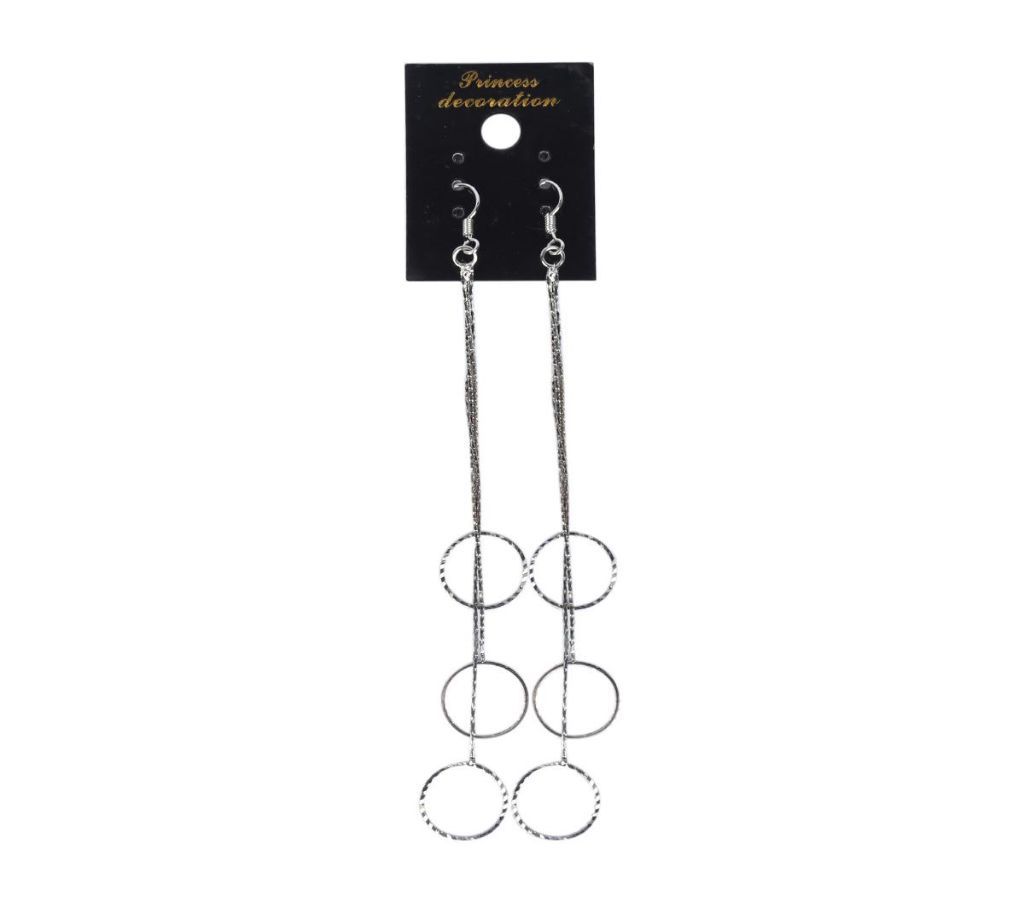 Silver long Ear Ring