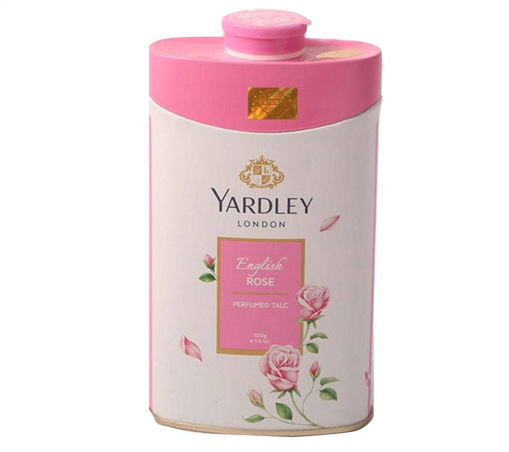 YARDLEY -  ENGLISH ROSE TALC - 100gm (India) 
