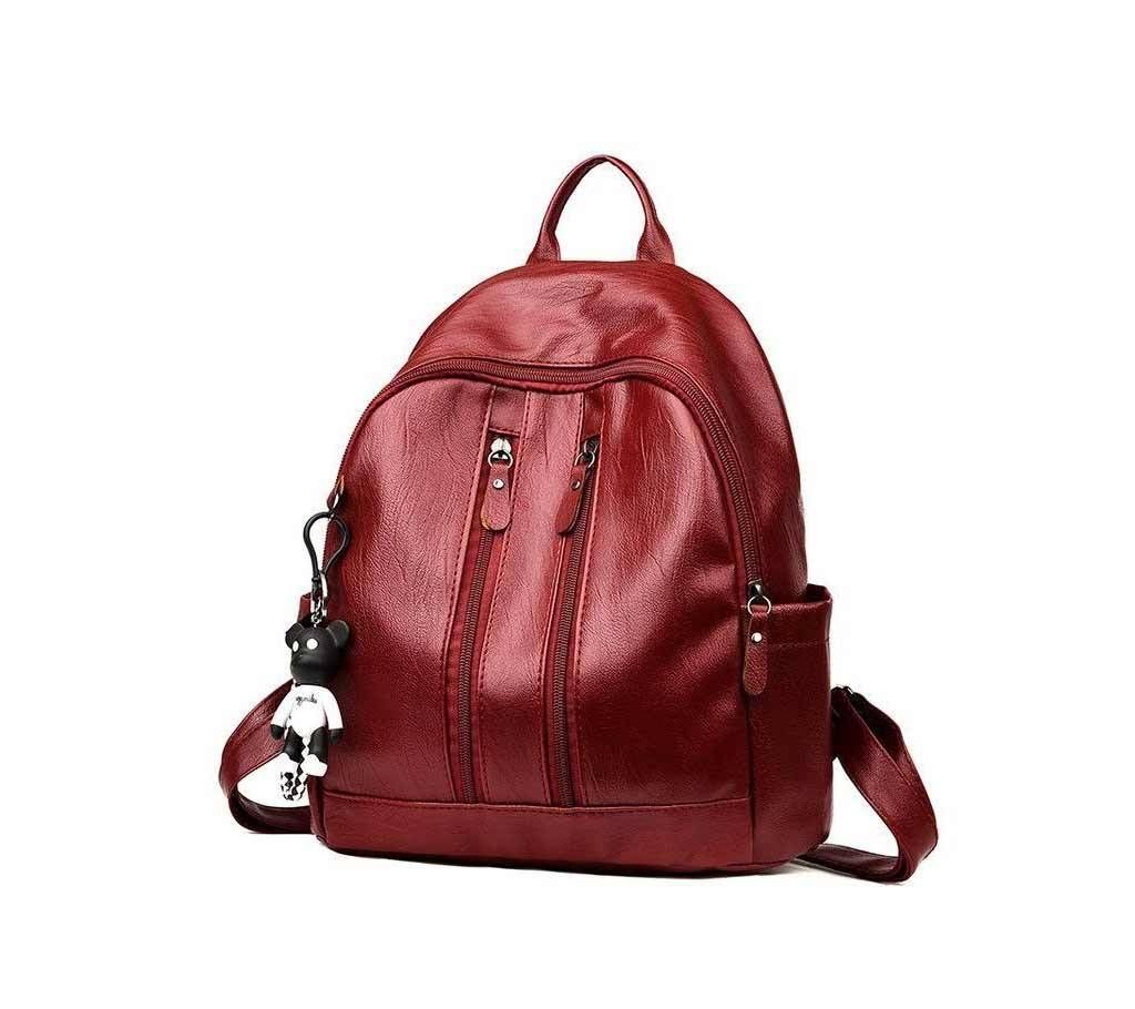 Trend pu soft leather fashion wild simple college wind leisure travel backpack JX0422 00899 ZB0505 EID Bags tp0416