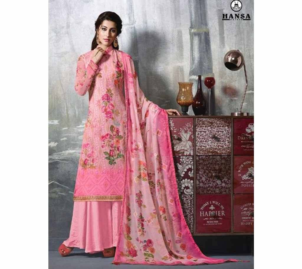 Unstitched Hansa Lakhnavi Vol 2 - 2007 - Baby Pink