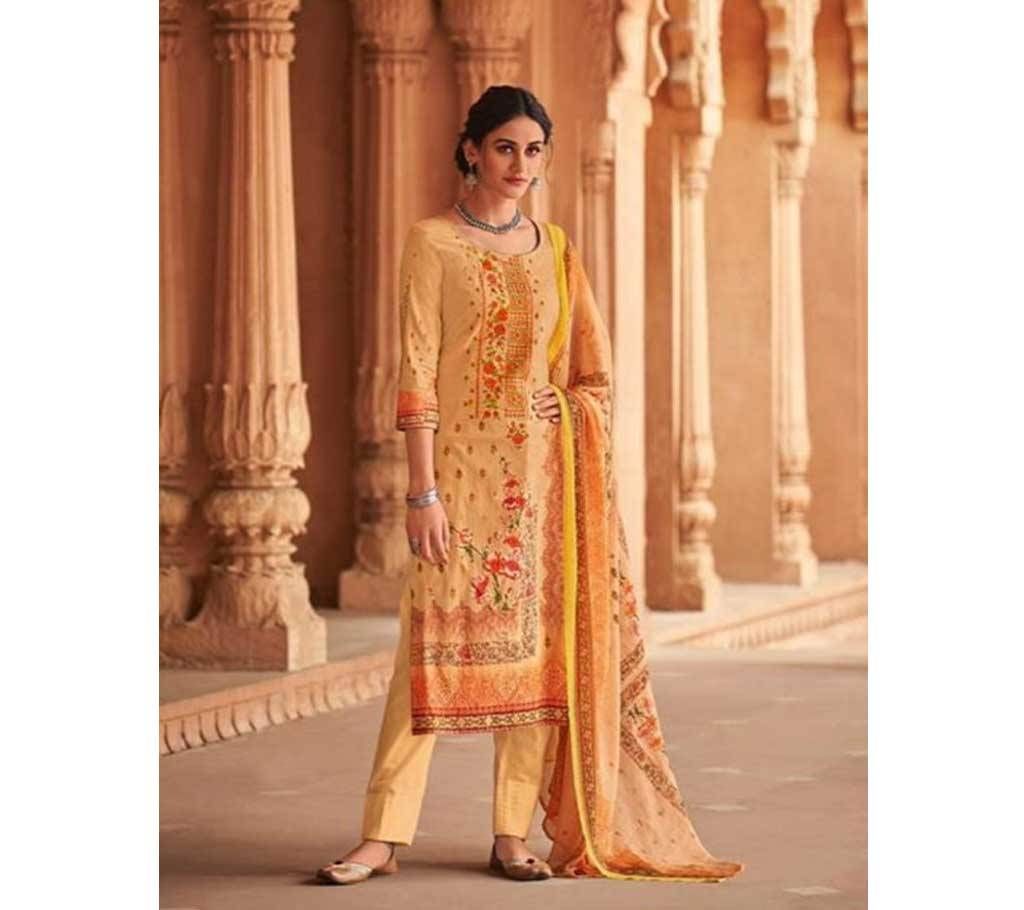 Unstitched Mumtaz Art present 3 Pcs - 2009 - SST
