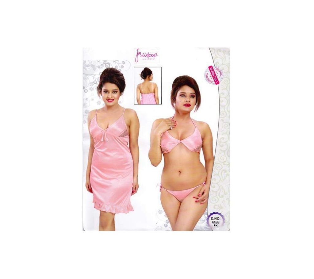Gorgeous 3 Part Night Dress For Women