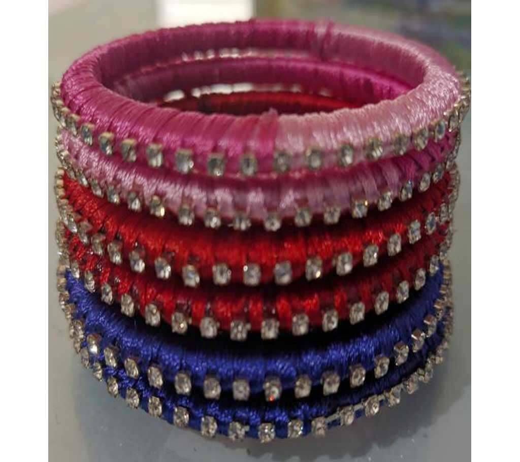 Multicolor Bangles 6pcs 