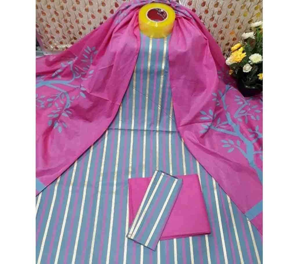 Ash Skin Printed 3 pieces Salwar Kameez for Women
