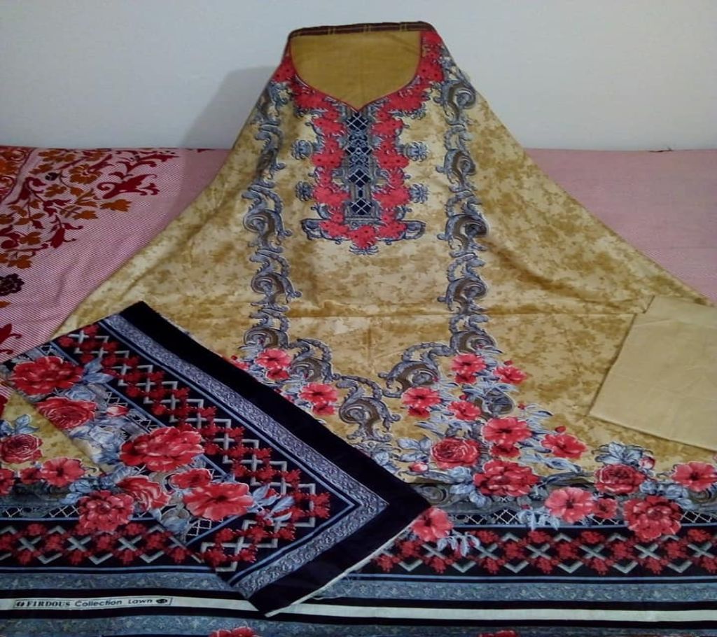 Print Cotton Three Piece .03