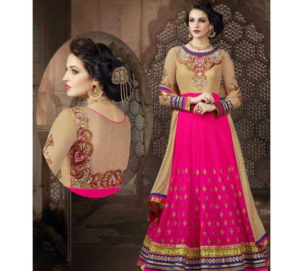 Indian Semistitched Georgette Long Party Suit (Copy)