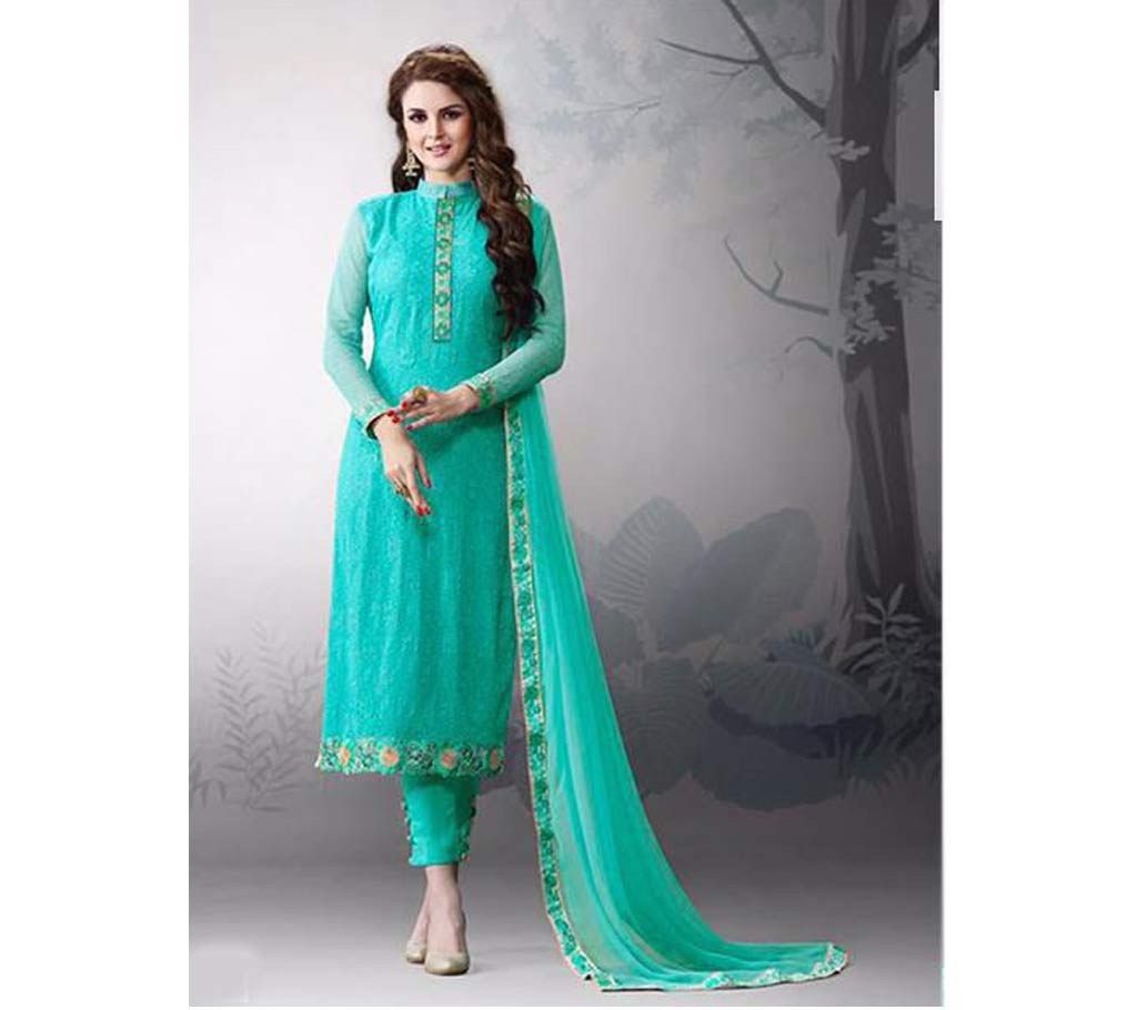 Unstitched Embroidery Georgette Salwar Kameez (Copy)