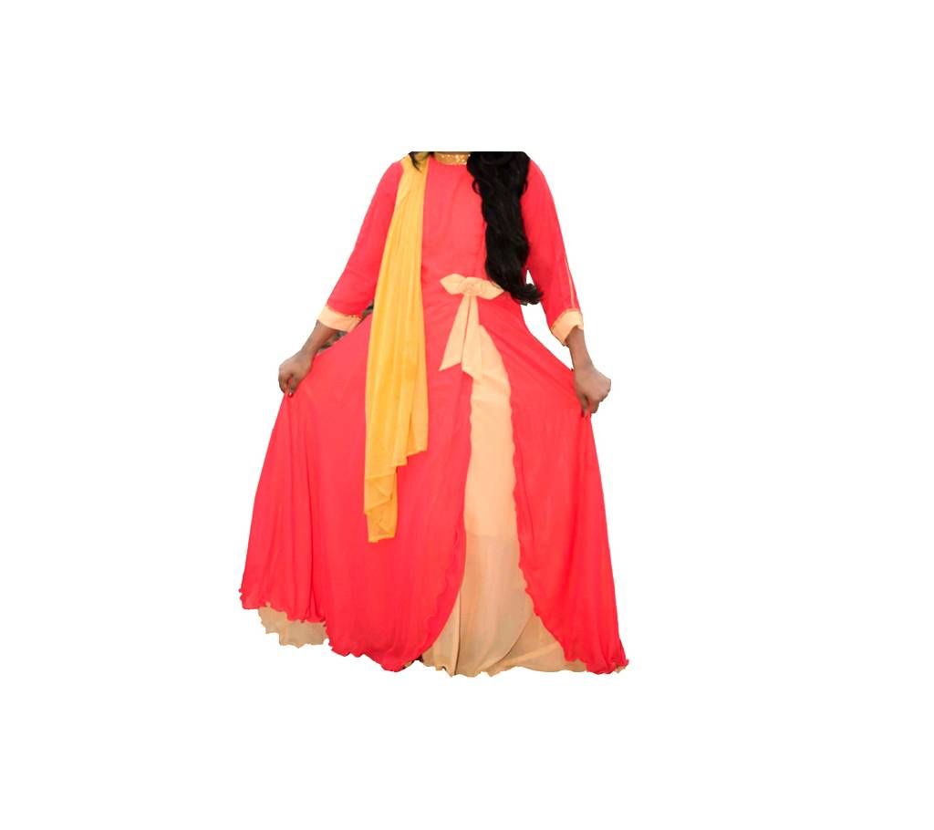 Stitched Georgette Gown For Women