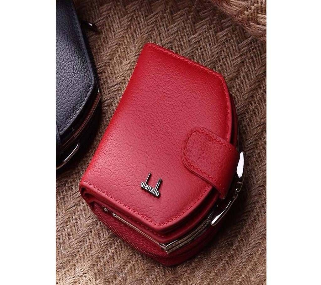 Genuine Cow Leather Exclusive Wallet for Women (Red)