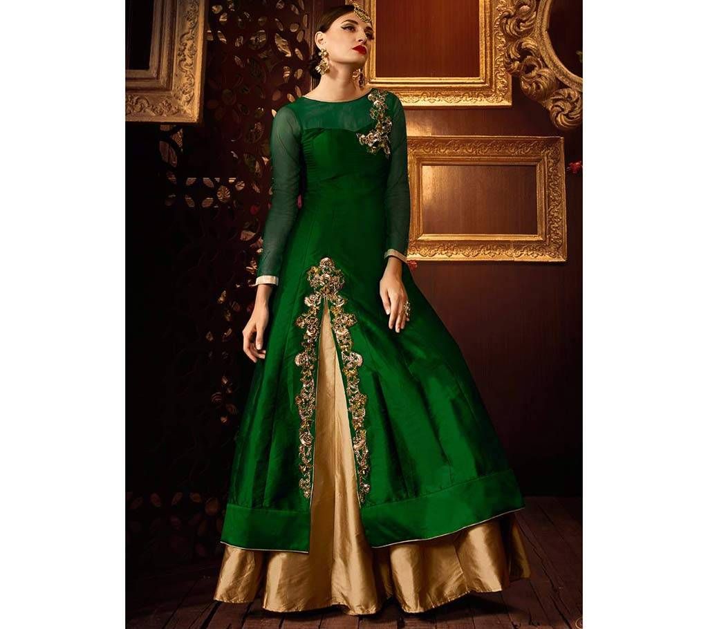 Semi Stitched Georgette Replica gown 