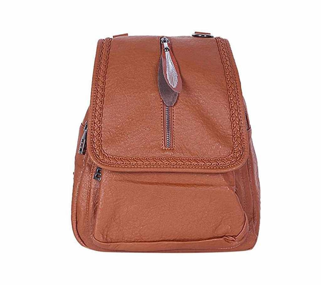 Sienna Artificial Leather Backpack For Women