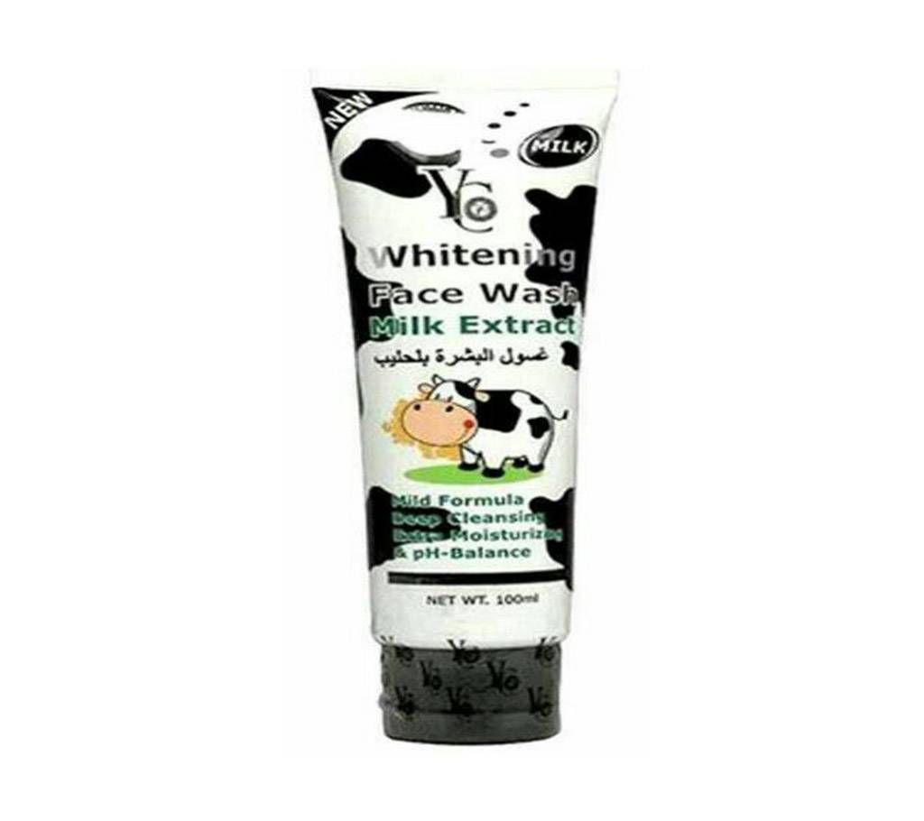 YC whitening milk extract face wash (Thailand)