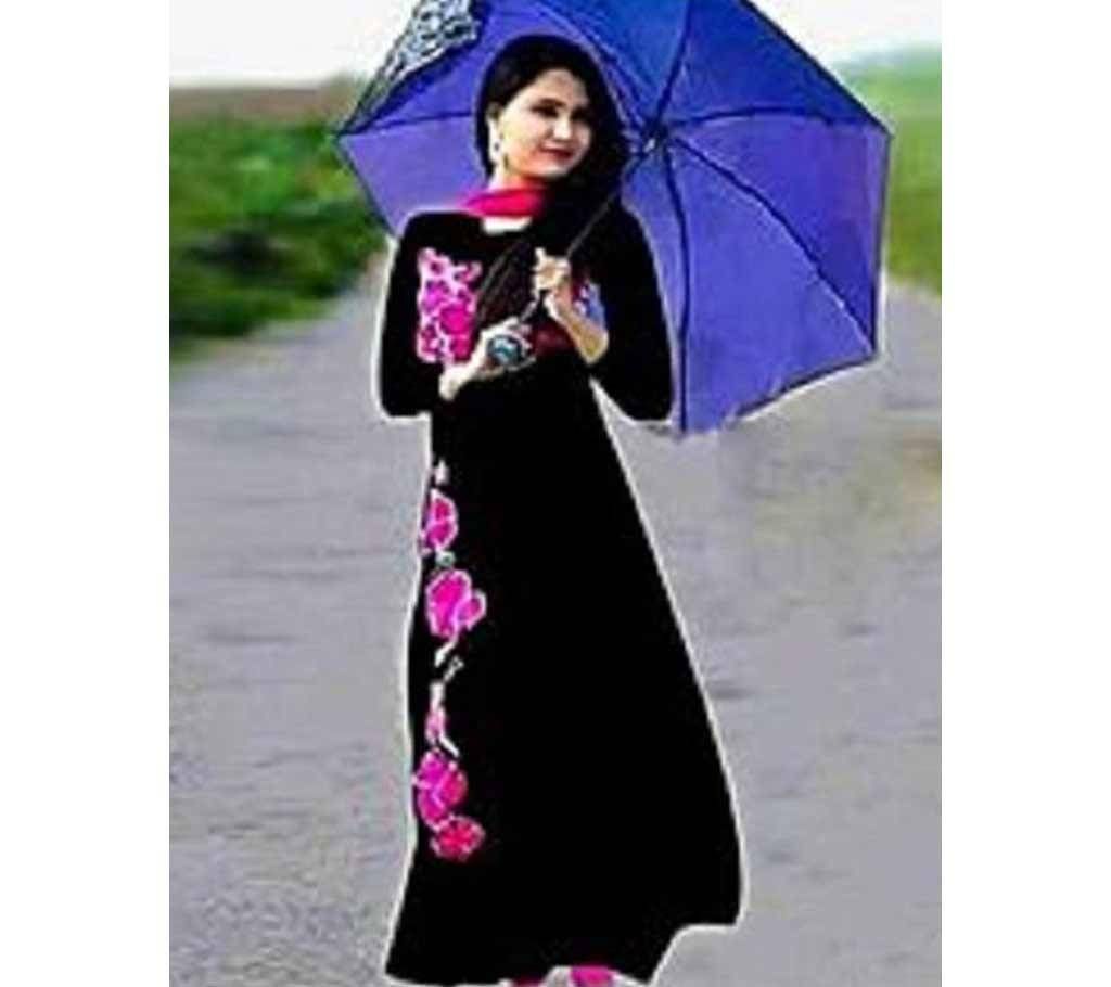 Unstitched Ladies Cotton Three Pcs