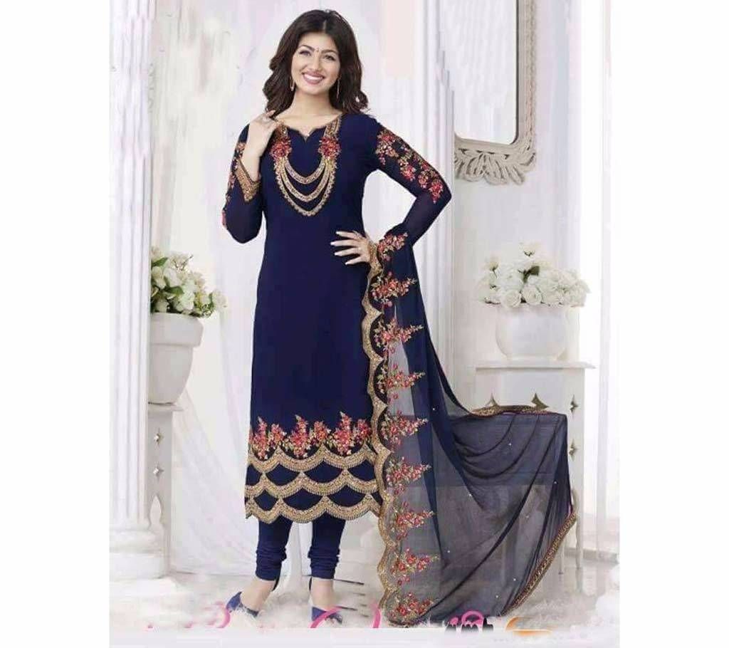 Indian Replica Unstitched Georgette Three-piece