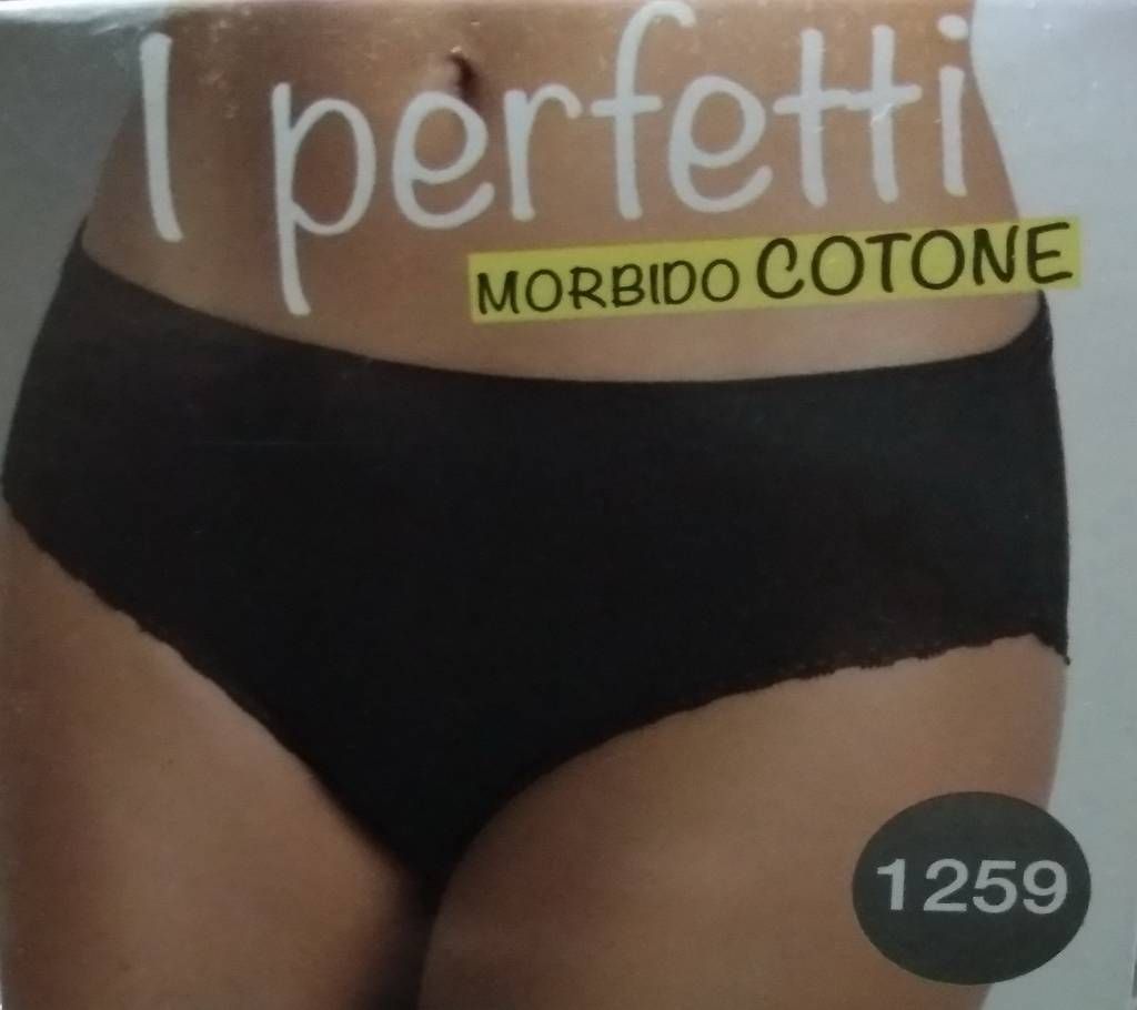 WOMEN BLACK COTTON PANTY