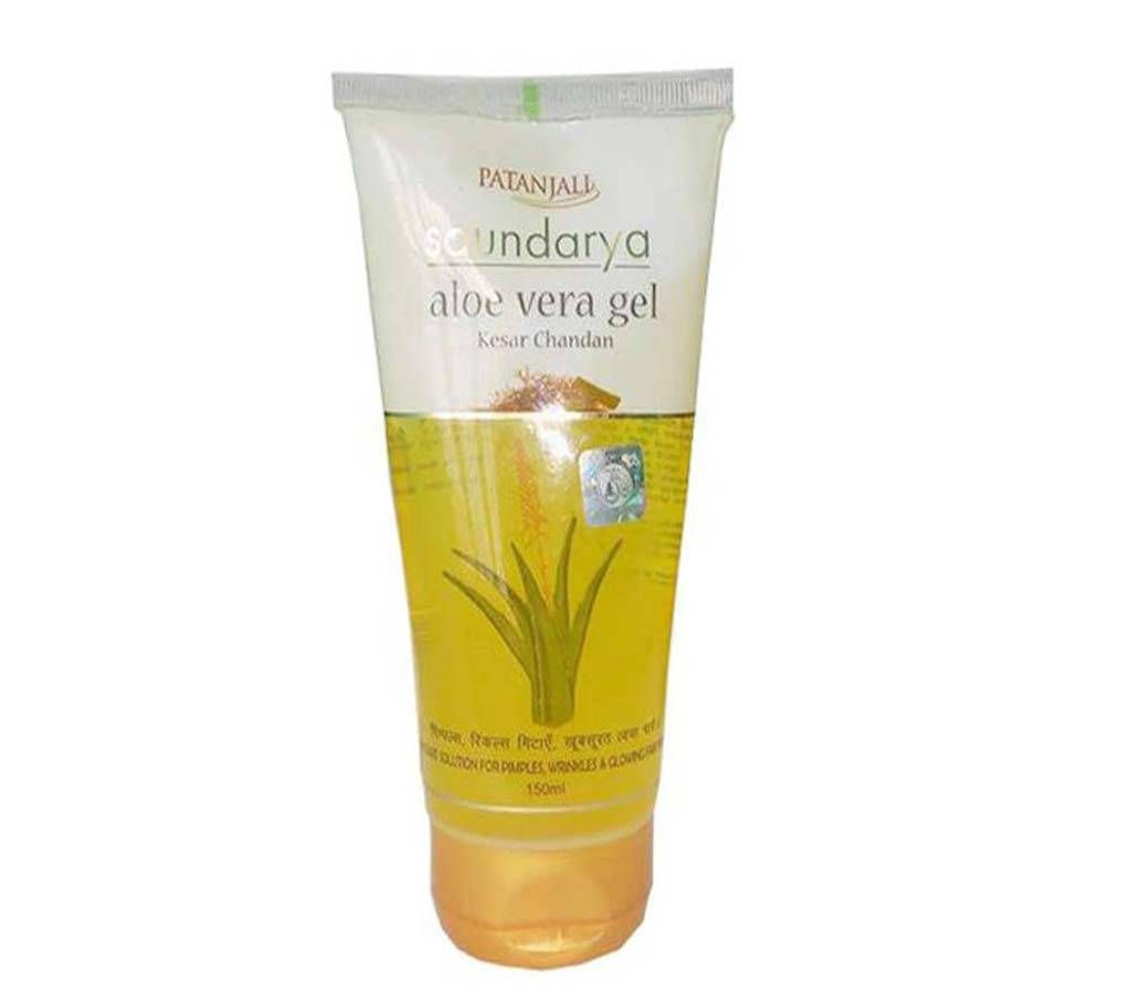 Patanjali Saundarya Aloe Vera Gel with kesar chandan 150ml India