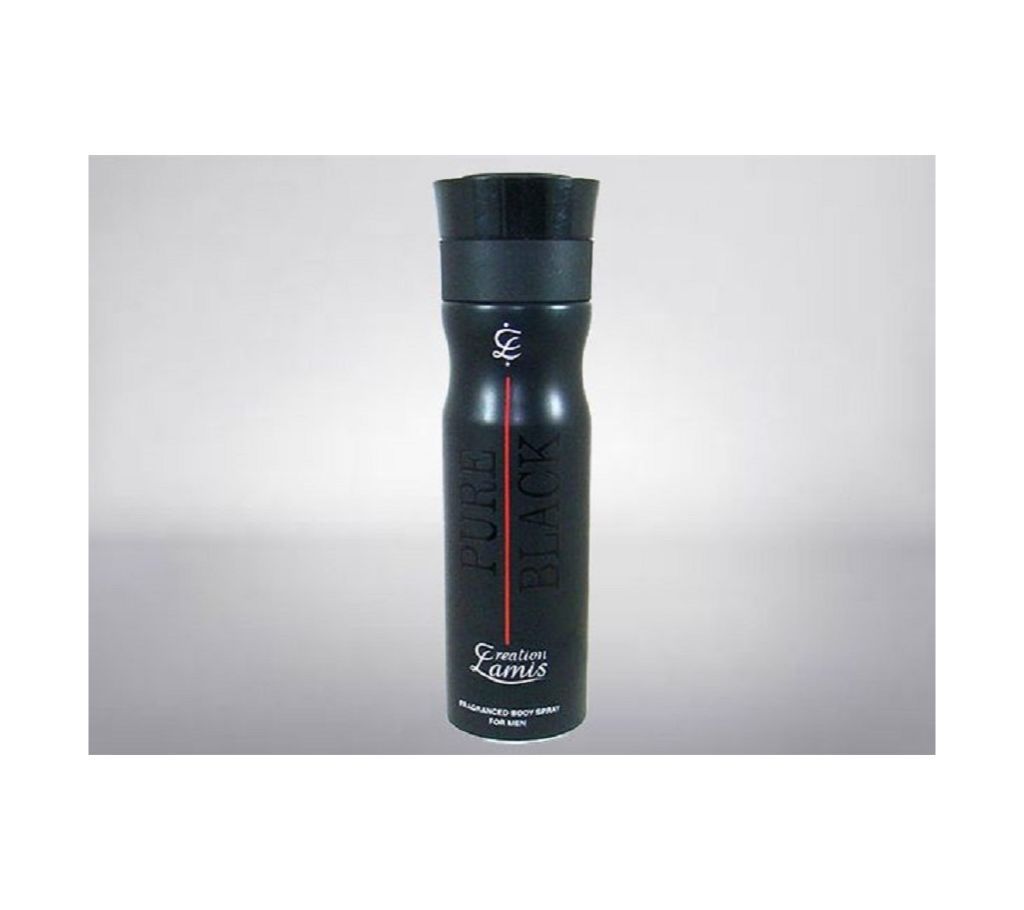 PURE BLACK   Perfume Body Spray - 200ml
