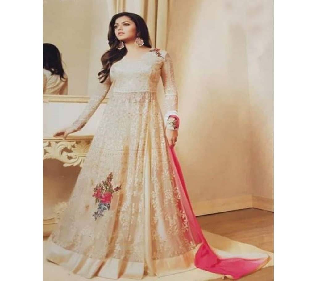 Unstitched Gorgette Anarkali dresses