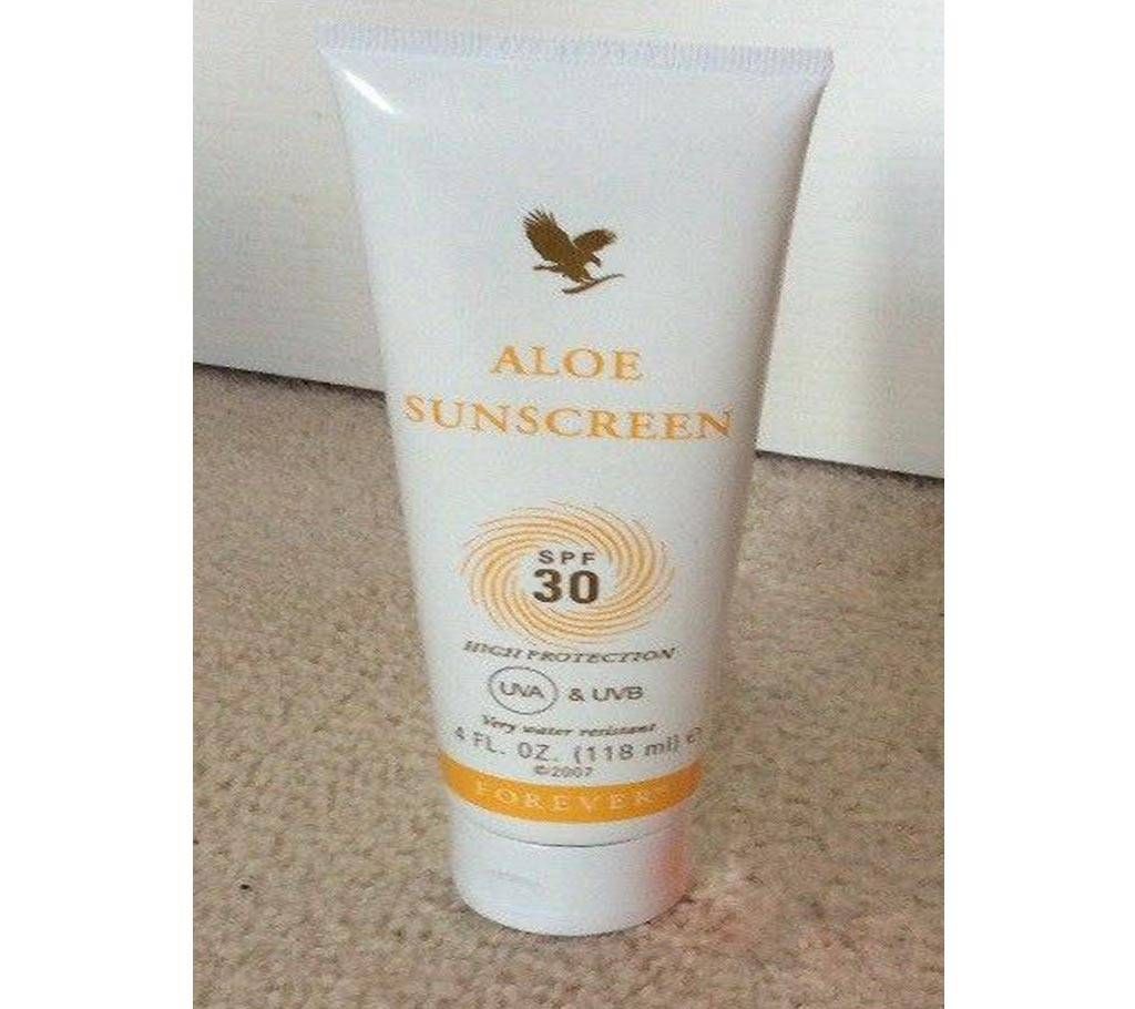 Forever aloe sunscreen screen 118ml - USA
