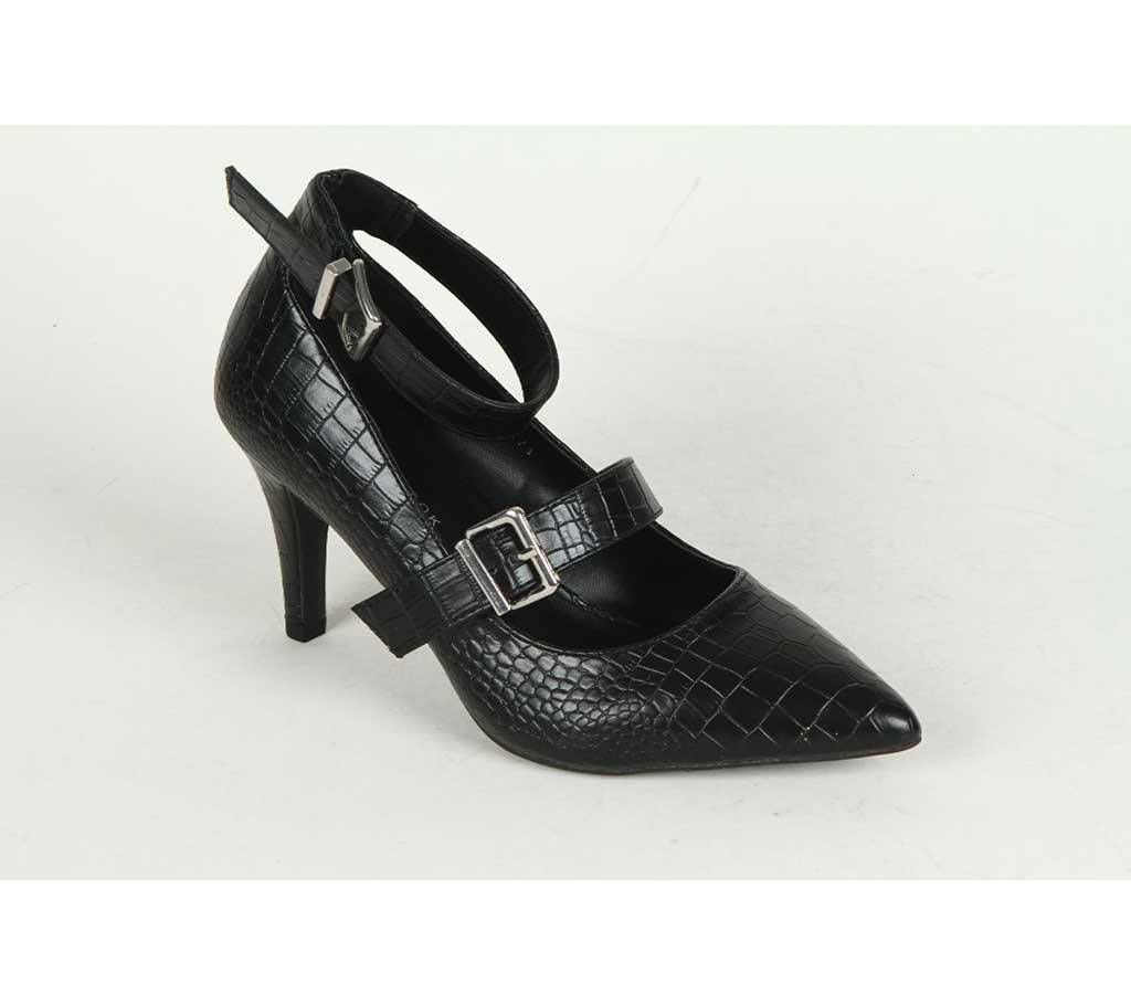 Rust Sequin Pointed Stiletto Court Shoes
