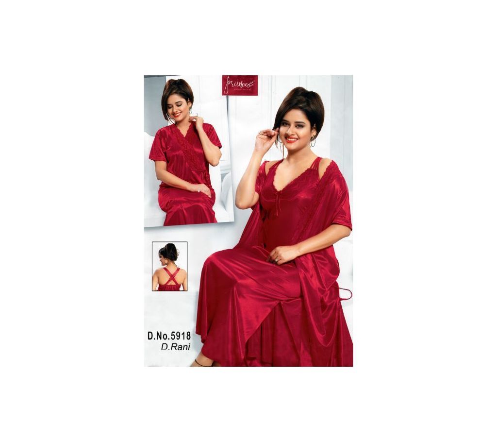 Fashionable Two Part Nighty-5918 D.Rani