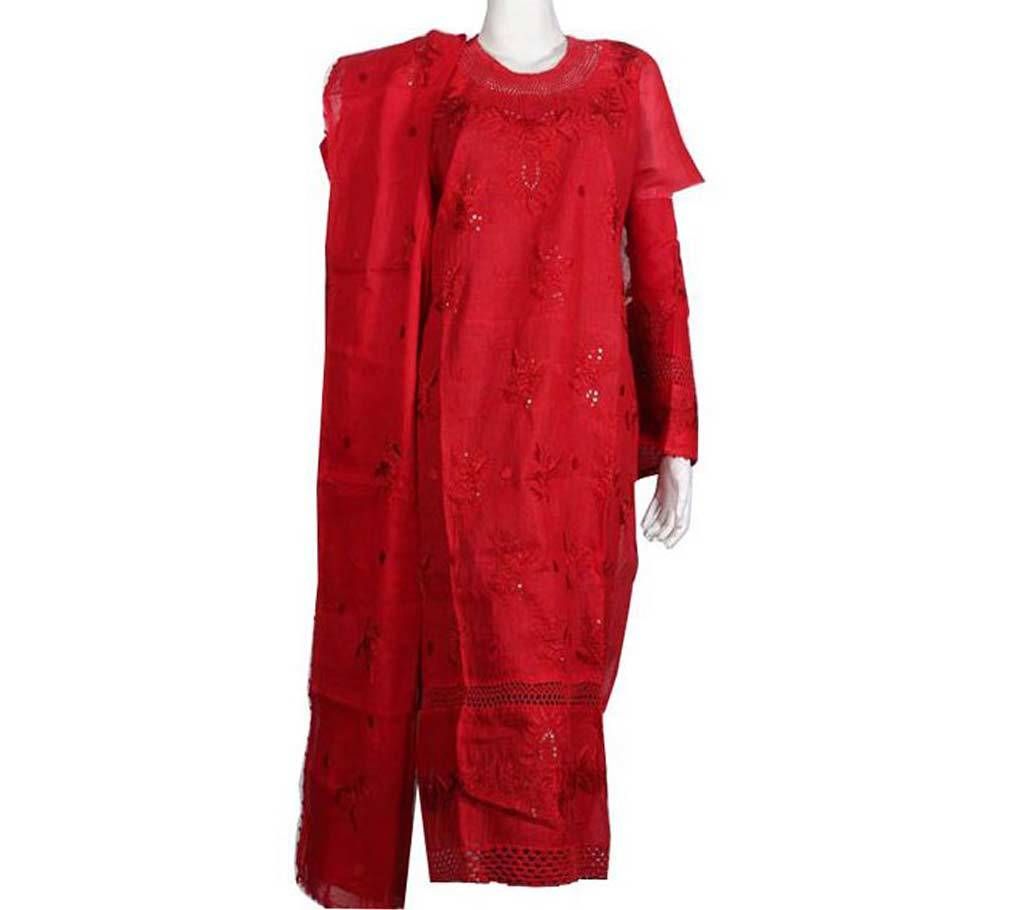 Red Two Pieces Hand Stitch