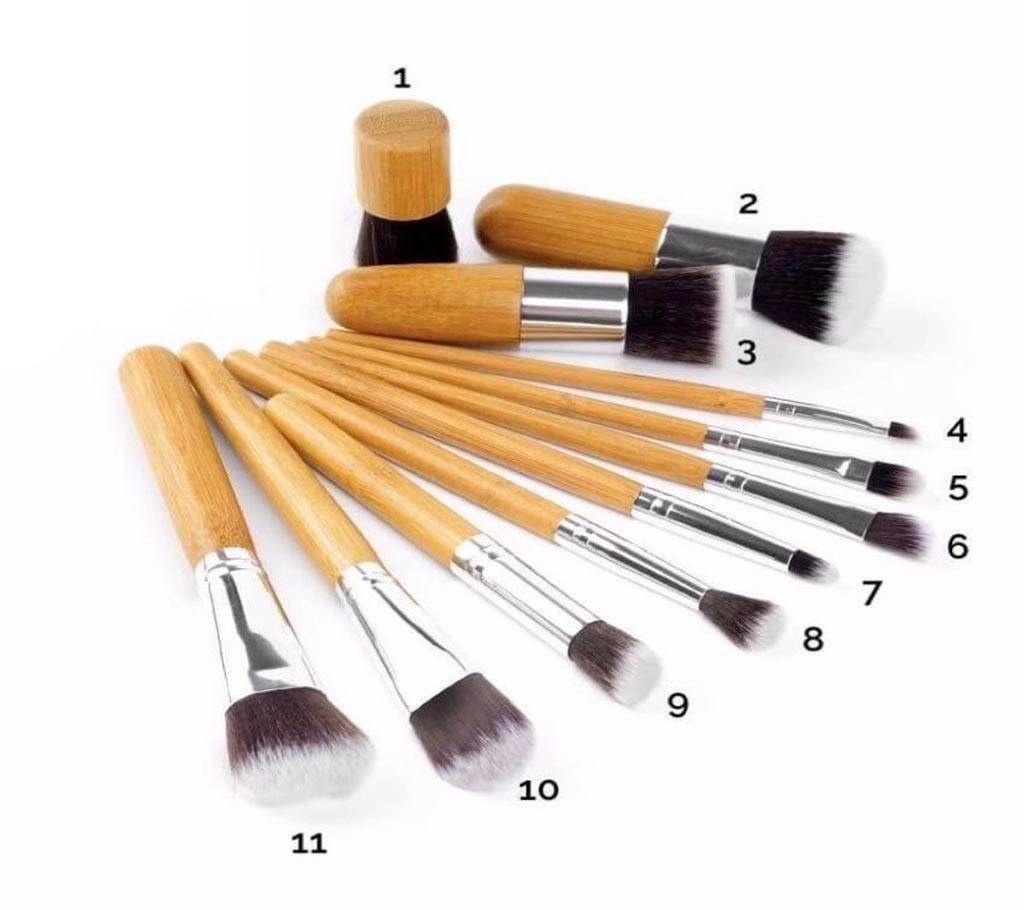 Bamboo Blending brush set-11pcs-China