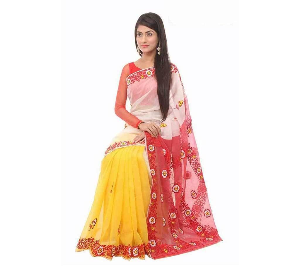 Printed kota cotton sharee