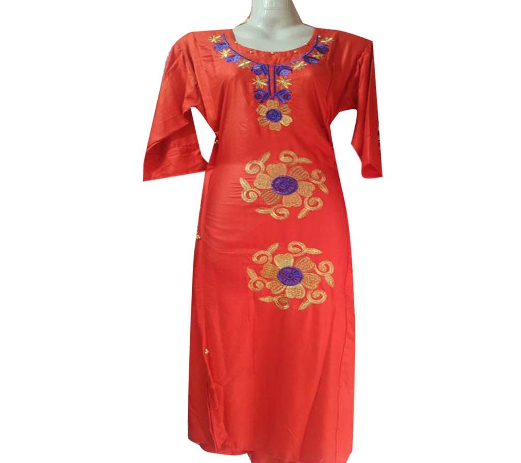 Ready made Embroidery Single Piece Kurti 