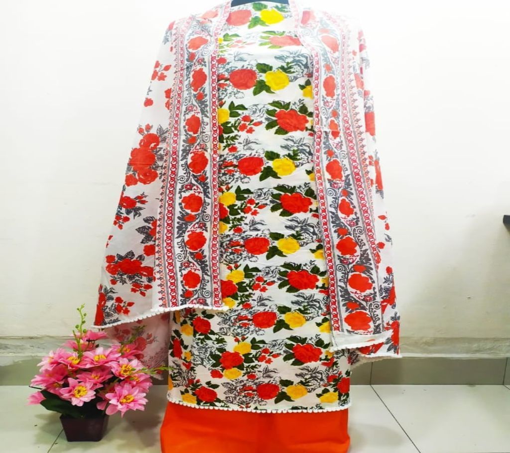 Skin Print Cotton Four Piece 109