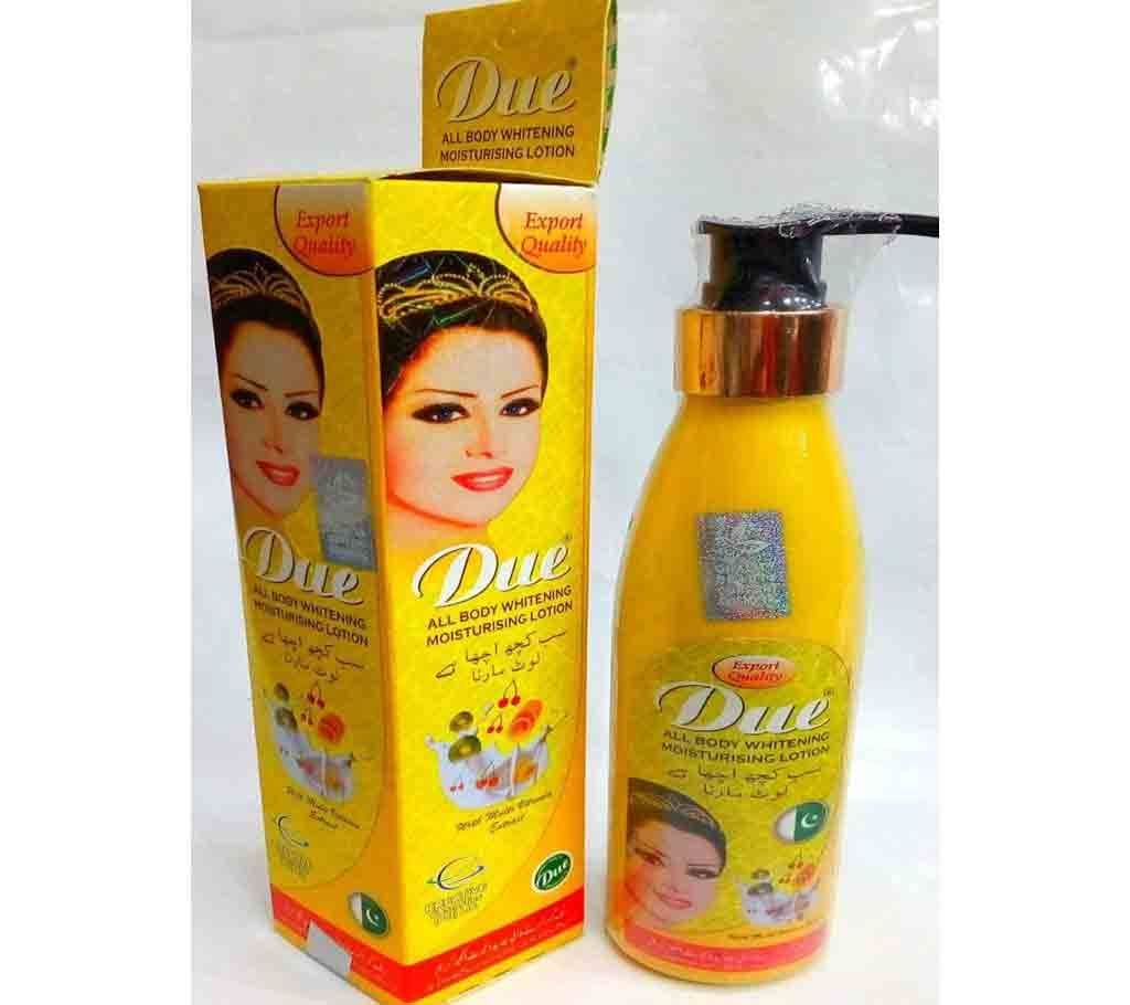 Pakistani DUE Face and Body Whitening Lotion-250ml