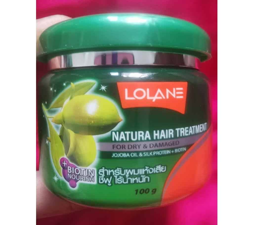 Lolane Natural Hair Treatment For Damaged And Dry Hair -100gm-Thailand