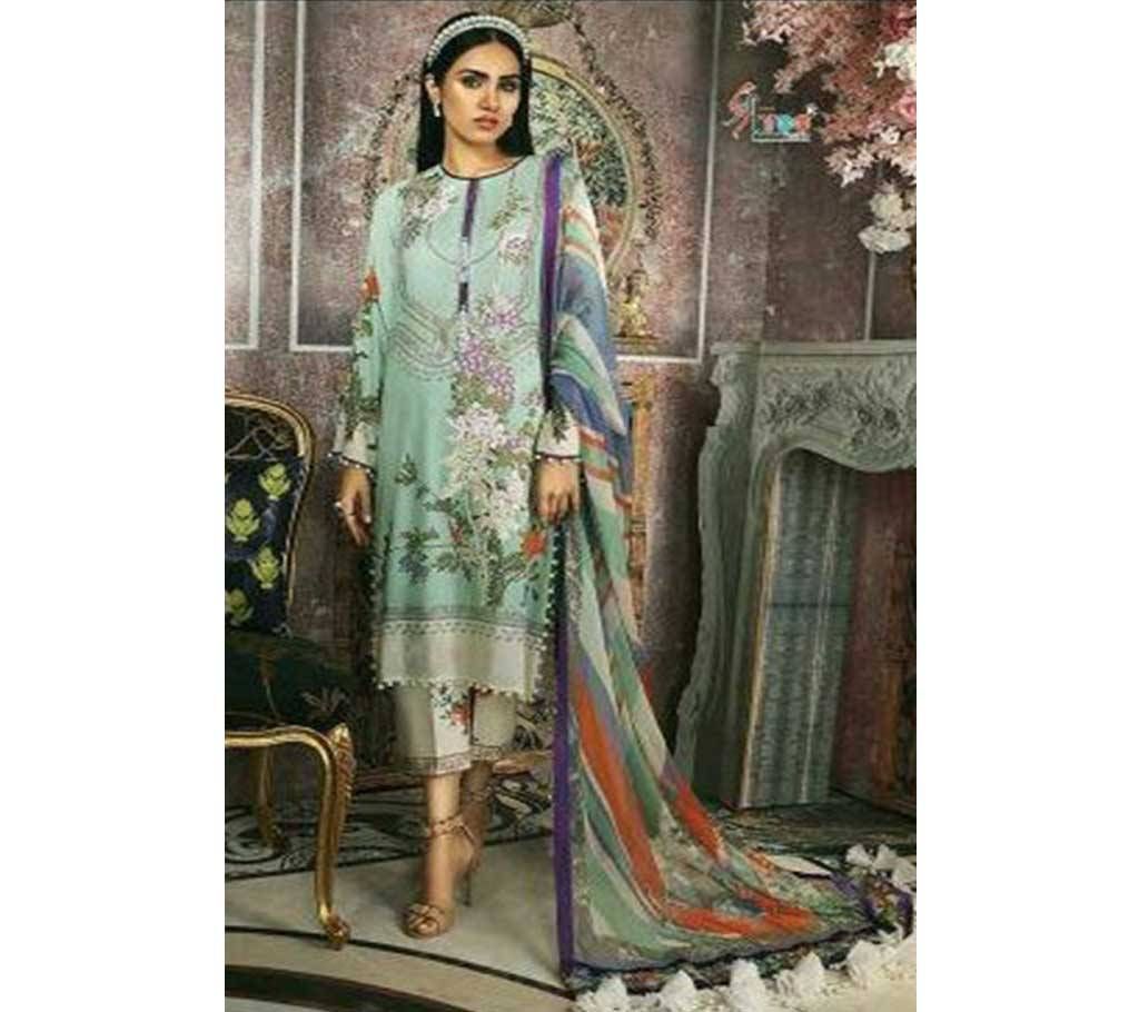 Sana Safinaz Muzlin Collection Unstitched Cotton 3Pcs- 6535